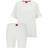 HUGO BOSS Jersey pyjama set with red logo labels