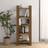 vidaXL Cabinet/Room Divider Honey Book Shelf