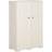 vidaXL Plastic Cream Storage Cabinet