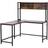 Homcom Zennor State Industrial Brown/Black Writing Desk 125x140cm