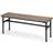 Julian Bowen Carnegie Mocha Elm Settee Bench