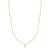 Ania Haie 14ct Gold Pearl And White Sapphire Necklace NAU003-01YG