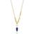 Ania Haie Gold Lapis Emblem Pendant Necklace N042-01G-L