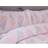 Rapport Leo Geometric Duvet Cover Grey, White, Pink