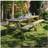 Rutland County Garden Furniture Oakham 8ft Rounded Picnic