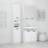 vidaXL White Bathroom Cabinet Set 3