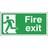 Sign Fire Exit 150x300mm