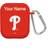 Artinian Phillies Personalized Silicone AirPods Case Cover