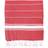 Nicola Spring Cotton Gym Spa Hammam Bath Towel Red