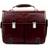 Piquadro Leather Case with 2 Front External Pockets, Mahogany, One Size