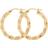 The Fine Collective Twist Hoop Earrings - Gold