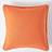 Homescapes Cotton Plain Burnt Cushion Cover Orange (60x60cm)