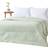 Homescapes Cotton Quilted Reversible Cream Bedspread Green, Grey, White, Black, Red, Pink, Purple