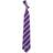 Eagles Wings Men's TCU Horned Frogs Striped Skinny Tie, Multicolor