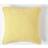 Homescapes Cotton Halden Chevron Cushion Cover Yellow (60x60cm)