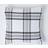 Homescapes & Tartan Pattern Cushion Cover Black, White (45x45cm)