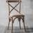 Gallery Cafe Natural Linen Kitchen Chair 2pcs