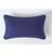 Homescapes Cotton Plain Cushion Cover Blue (50x)