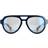 Moncler Aviator Unisex Blue Yellow Mirror ML0094