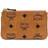 MCM Visetos Original Zip Wallet - Cognac