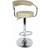 Lazio Adjustable Cream Bar Stool