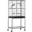 Pawhut Rolling 32"L Bird Cage w/ Storage Shelf