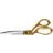 Westcott 8" Bent Stainless Steel Gold-Finish Scissors 17196