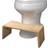 Squatty Potty Folding Bamboo Oslo Toilet Stool Brown