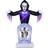 Hurley Halloween Inflatable Animated Tombstone Reaper, 96" Black