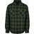 Urban Classics Herren Padded Check Flannel Shirt Hemd, Black/Forest