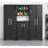 Keter Base Storage Cabinet Detroit Black (Building Area )