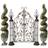 Design Toscano The Princess Entryway Metal Garden Gate