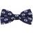 Eagles Wings Adult NCAA Repeat Woven Bow Tie, Blue