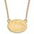 LogoArt 14k Gold Plated Silver Penn State Pendant Necklace instock N13762