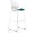 Dynamic Florence White Frame High Seating Stool