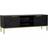 Dkd Home Decor furniture Black Metal Golden Mango wood TV Bench