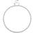 Jon Richard Radiance Tennis Necklace - Silver/Transparent