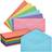 120 Pack #10 Business Mailing Envelopes in 6 Assorted Colors, Gummed Seal for Invitations, Checks, Invoices, Letters, 4-1/8 x 9-1/2 In