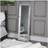 Melody Maison Silver Leaner Wall Mirror 47x142cm