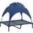 Pawhut 92cm Elevated Dog Bed Cooling Raised UV Protection Canopy