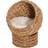 Pawhut Wicker Cat House, Raised Cat Bed with Cylindrical