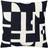 Furn Abstract Printed Cushion Complete Decoration Pillows White, Black (50x50cm)