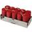 Papstar Candles, Paraffin, Red, 25 cm, 20.2 x 8.1999999999999993 x 9 cm 1 Unit