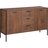 Beliani 3 Drawer Dark Sideboard