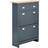 GFW Lancaster Slate Blue Shoe Rack 78x108cm