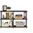 Furinno 99634 BK/GY Turn-N-Tube 3-Tier Shelving System