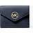 Michael Kors Carmen Medium Saffiano Leather Tri-Fold Envelope Wallet - Navy