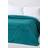 Homescapes Cotton Quilted Reversible Teal Bedspread White, Black, Pink, Red, Blue, Purple, Grey (200x)