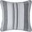 Homescapes Cotton Striped Morocco Cushion Cover Grey