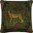 Paoletti Tropica Cheetah Cushion Complete Decoration Pillows Red, Green, Yellow